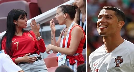 بالصور.. الأرجنتينية الحسناء صديقة كريستيانو رونالدو تشجع البرتغال ضد المغرب