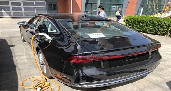 أول ظهور أودي لـ "  A7 سبورت باك 2019 " الهجينة بالقابس بدون تمويهات