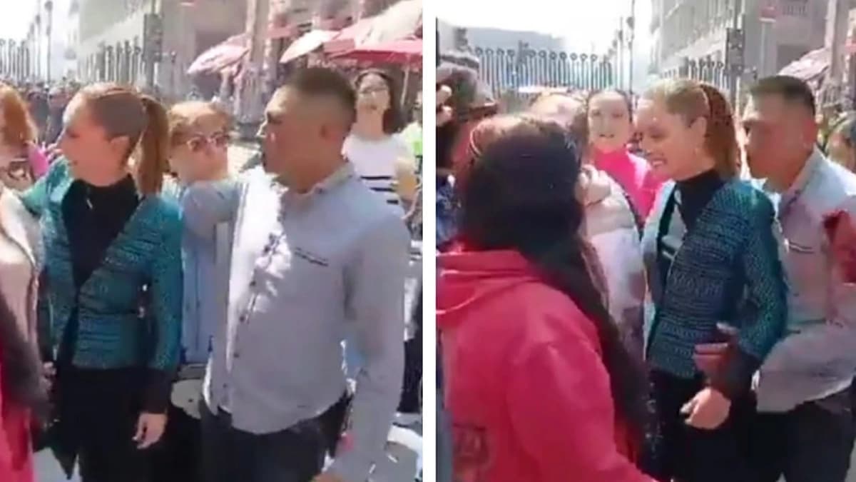 مشهد صادم لرئيسة المكسيك تتعرض لتحرش علني في الشارع .. فيديو