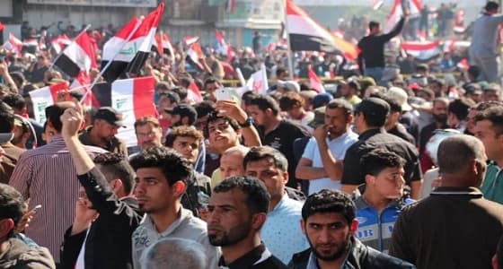 مظاهرة احتجاجية تجتاح كربلاء ضد إيران