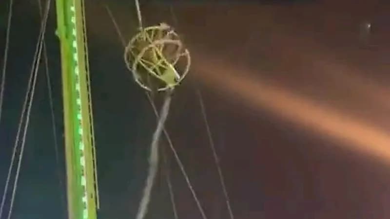 بالفيديو.. ‏لحظة تعطل لعبة خطيرة بملاهي ونتر وندرلاند في لندن