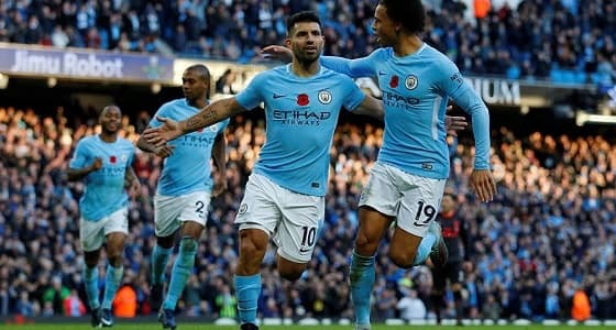 مانشستر سيتي في صدارة الدوري الانجليزي