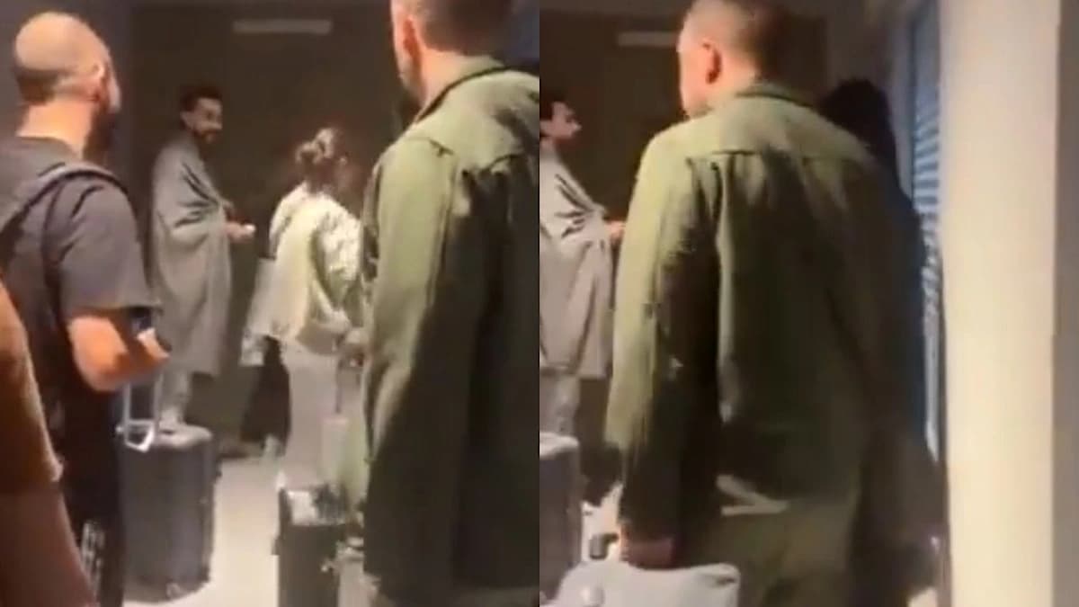 فوضى في مطار بيروت بعد إغلاق باب صالة الوصول.. فيديو