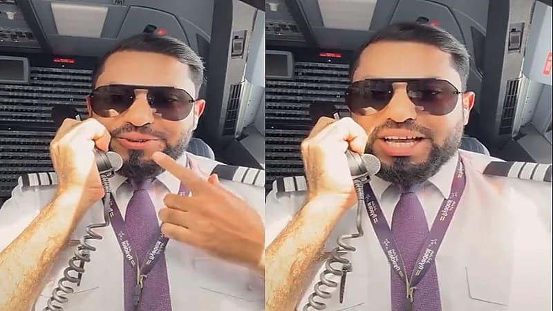 طيار يلقي قصيدة من قمرة القيادة: أهل نجران أهل الشهامة