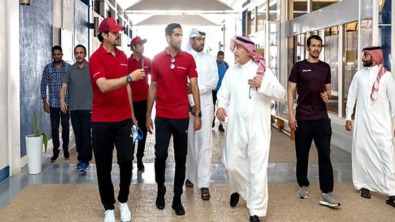 استقبال الهلال لوفد لوسيل