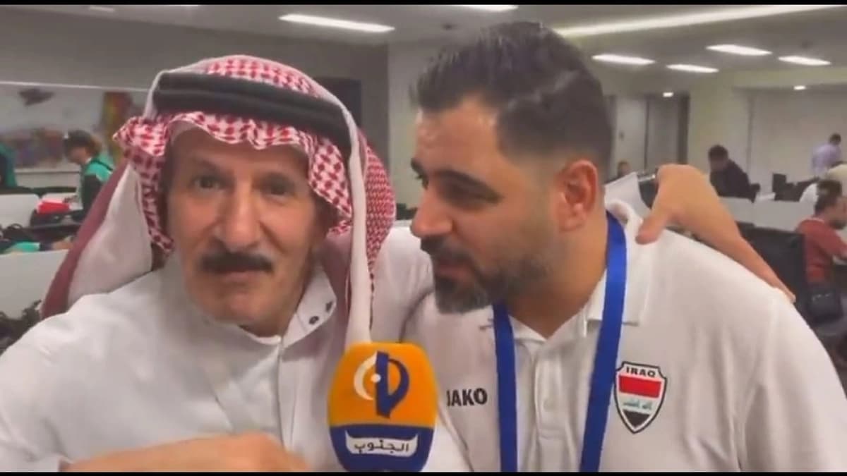 الفريان لـ إعلامي عراقي: أنا راح أروح أمريكا رسمي وانت بترجع لبغداد..فيديو