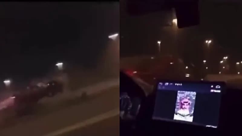 العقوبة المنتظرة بحق قائد مركبة تعمد صدم آخر