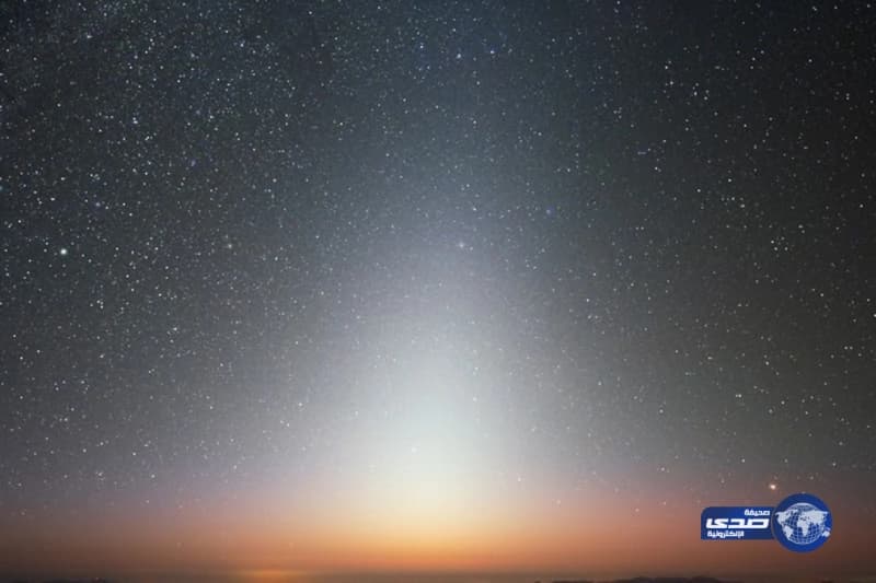 رؤية ضوء البروج في سماء السعودية ..  الأربعاء