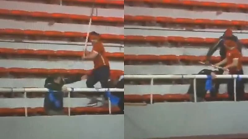 إصابة 10 أشخاص واعتقال 90 مشجعًا في مباراة كرة قدم.. فيديو