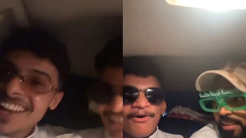 فرحة شاب وصلته رسالة قبوله في العسكرية أثناء احتفاله باليوم الوطني.. فيديو