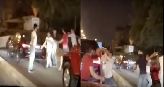 بالفيديو.. مشاجرة عنيفة بالسكاكين بين مجموعة شباب