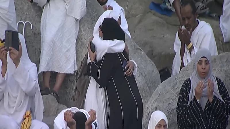 مشاعر الفرح تطغى على حاجتين في مشعر عرفة..فيديو