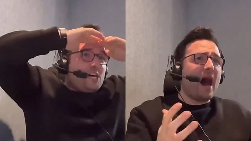 معلق أجنبي يتفاعل بطريقة مدهشة على هدف روبن نيفيز .. فيديو