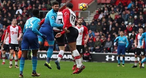 آرسنال يتعادل مع ساوثهامبتون في الدوري الإنجليزي