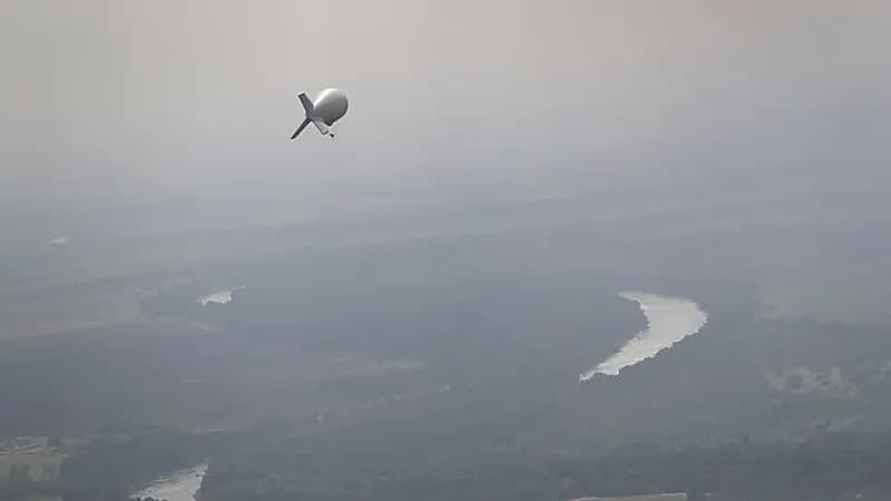 ملاحقة منطاد مجهول فوق سماء أمريكا