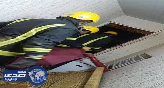انقاذ أسرة من الموت انهار عليهم سقف الصالة برجال المع