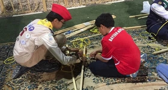 بالصور.. مهارة استخدامات الحبال تستهوي زوار الجنادرية للركن