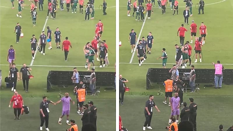 جماهير الأهلي تطلق صافرات استهجان ضد لاعب الخلود .. فيديو