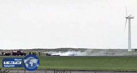 بالفيديو.. مقتل شخص فى تحطم طائرة بمطار ويلز البريطاني