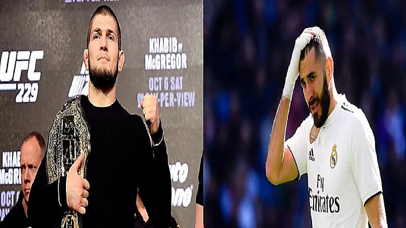 بالفيديو.. بطل الفنون القتالية حبيب نور يتحدى كريم بنزيما