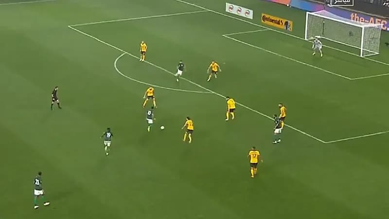 شاهد.. تيكي تاكا سعودية بمباراة أستراليا
