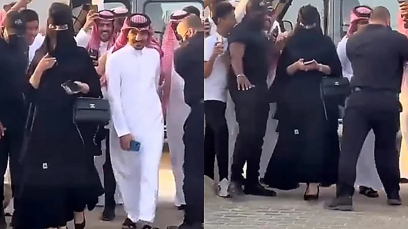 بحارس شخصي .. أحدث ظهور لـ صيتة السبيعي .. فيديو