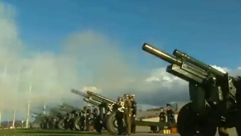 بالفيديو.. إطلاق 96 طلقة مدفعية في أماكن عدة بالمملكة المتحدة والعالم يرثي إليزابيث