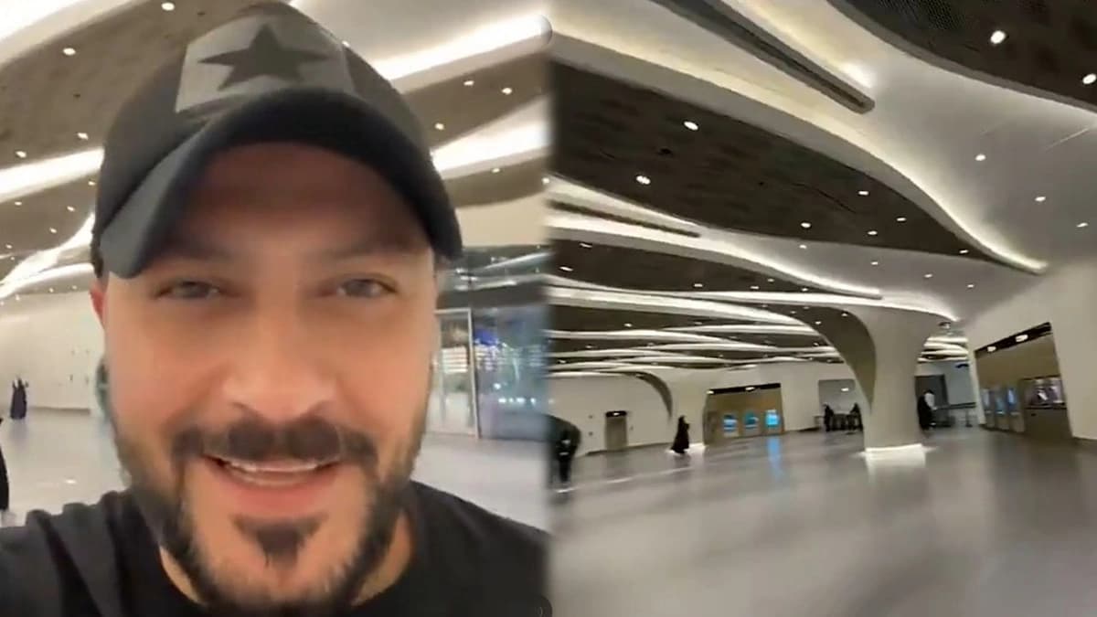 الفنان السوري وائل شرف يشارك جمهوره تجربته  داخل مترو الرياض..فيديو