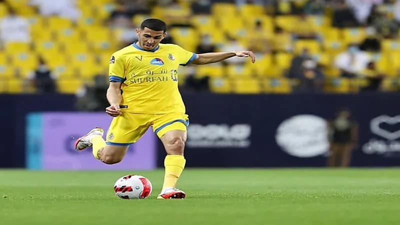 النصر يعلن إصابة الغنام بتمزق حاد في أربطة مفصل القدم