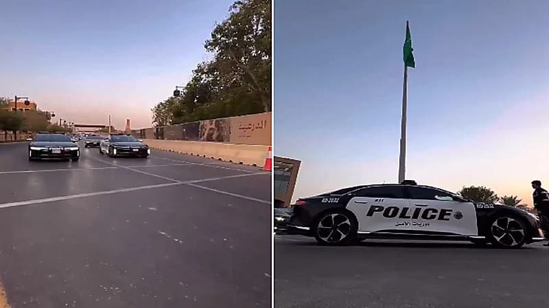 مركبات لوسيد الحديثة تنضم لأسطول دوريات الأمن.. فيديو