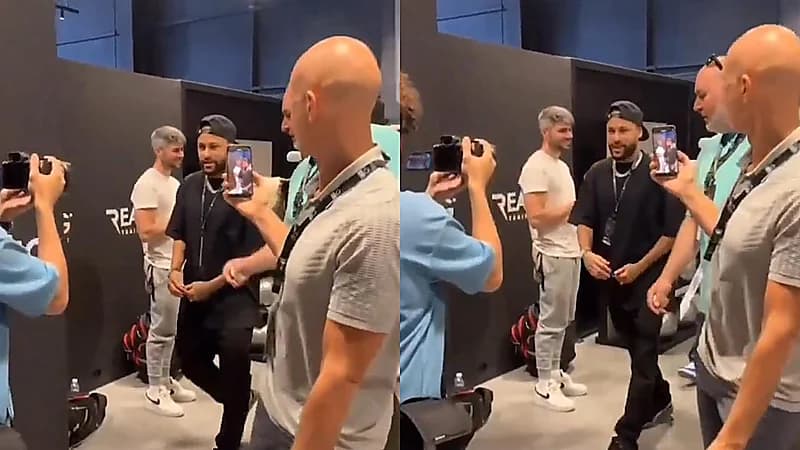 نيمار يتجول في البوليفارد وسط معجبيه .. فيديو