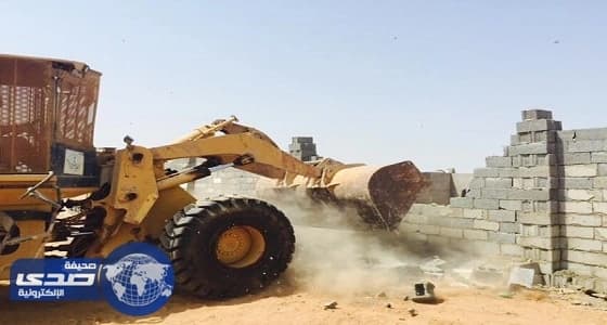 بلدية الشرقية تزيل تعديات تبلغ 5 آلاف متر مربع