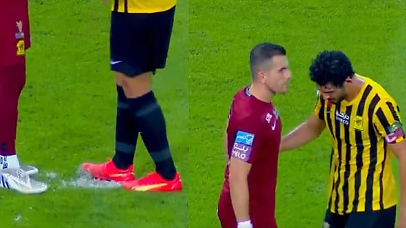 فيديو .. تصرف غريب من حجازي قبل ركلة جزاء الشباب