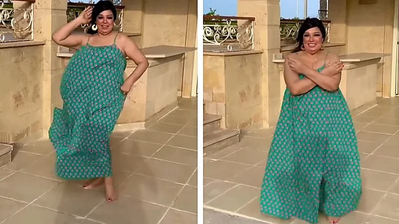 وصلة رقص نارية لـ فيفي عبده والجمهور: إيش تاخد من فيتامينات؟ .. فيديو