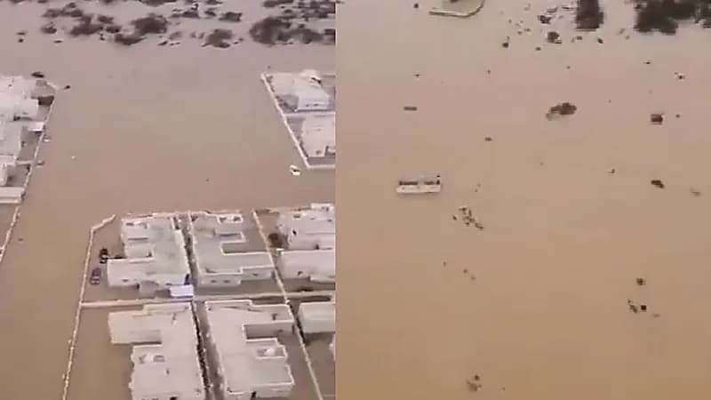 فيديو يرصد أثار إعصار "شاهين" في عمان