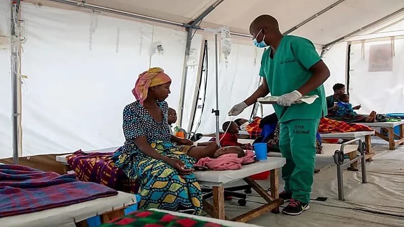 انتشار وباء الكوليرا في أنغولا