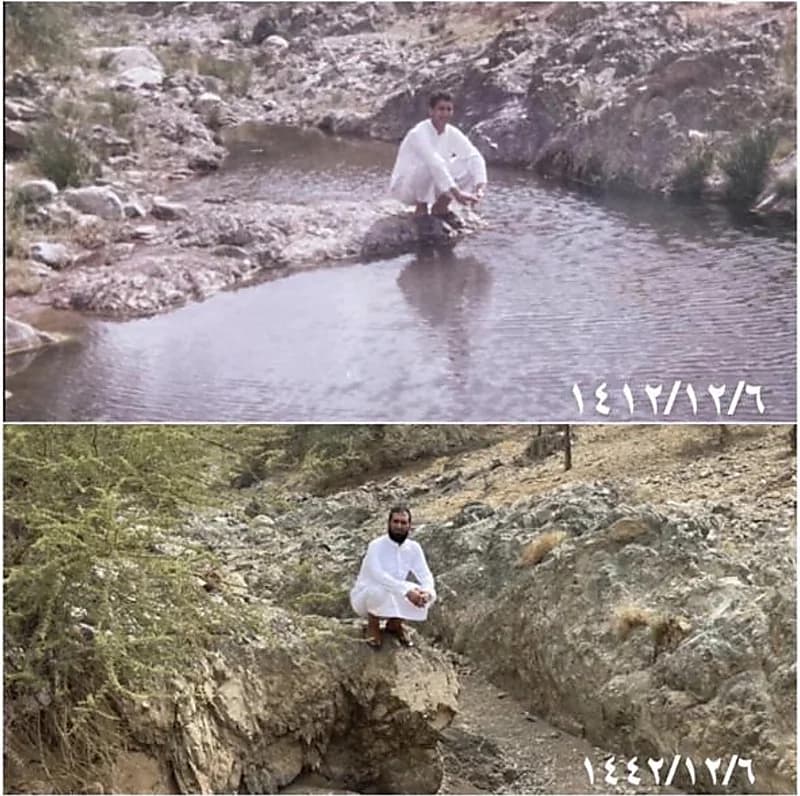 صورة بين زمنين في مركز البشاير بعسير