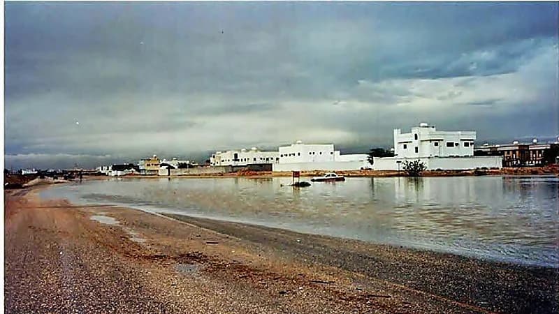 أمطار حي النسيم بالرياض قبل 40 عام
