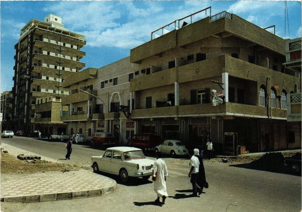 فندق الحرمين في جدة بالسبعينيات الميلادية