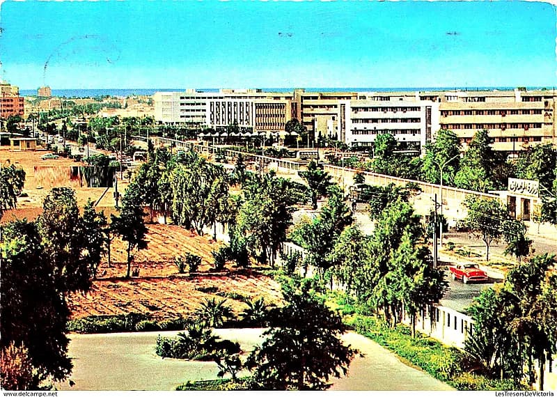 الرياض طريق المطار القديم بالثمانينات الهجرية