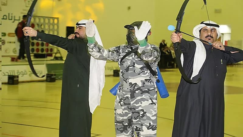 بالصور.. مسابقات وفعاليات ترفيهية بفرع الرياضة في منطقة الحدود الشمالية