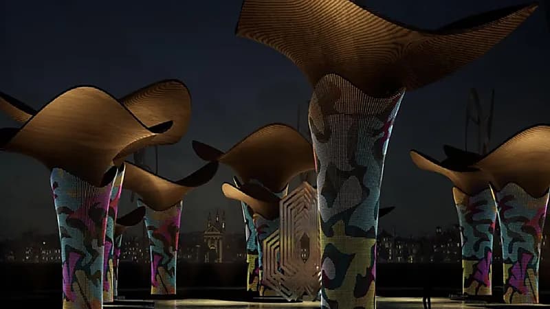 بالصور.. إطلالة خلابة لمشروع دوار الطاقة بالمنطقة الشرقية