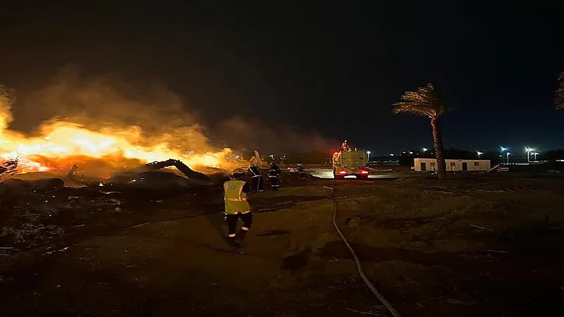 الدفاع المدني يباشر حريقاً بمجموعة من الأشجار في المدينة المنورة