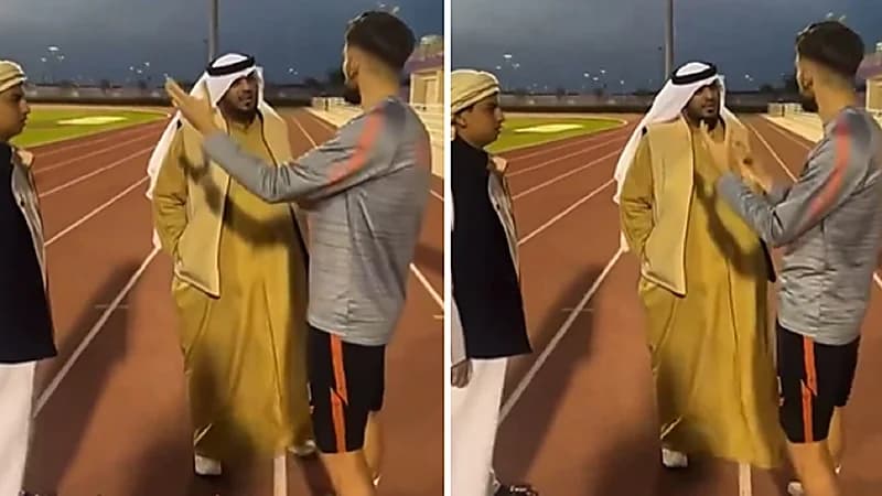 عامر عبدالله يزور معسكر الشباب .. فيديو