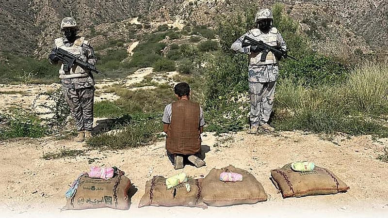 إحباط تهريب 140 كيلوجرام من نبات القات المخدر بجازان