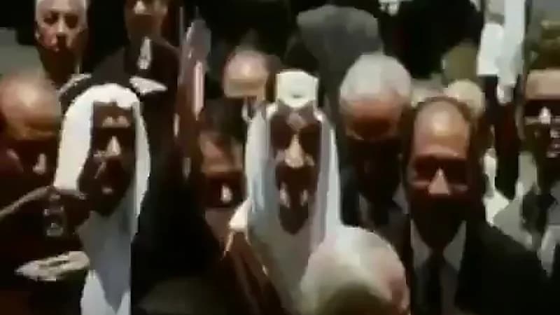 زيارة الملك فيصل لمصر بعد انتصار أكتوبر قبل 50 عام ..فيديو