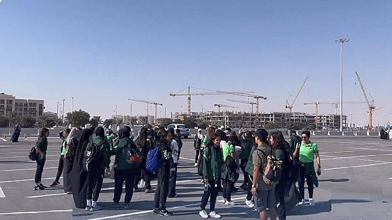 بالفيديو.. لاعبات المنتخب الوطني يساندن الأخضر أمام الأرجنتين في قطر