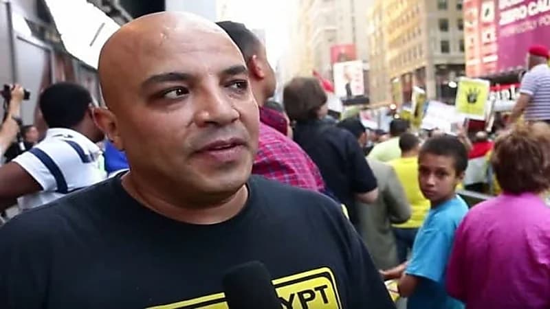 شاهد.. لحظة ضبط إخواني هارب في أمريكا