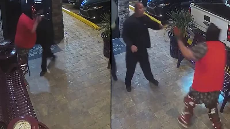 بالفيديو .. القبض على مسلح حاول إطلاق النار في نادٍ ليلي