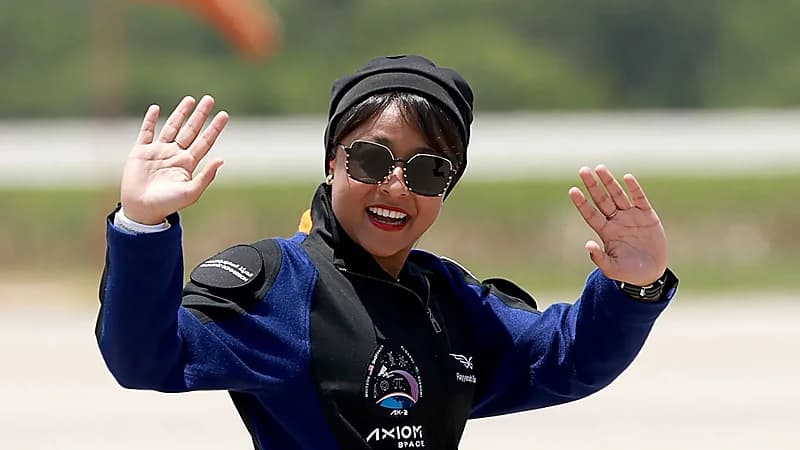 شاهد .. ريانة ترسل بصوتها تحية ورسالة من محطة الفضاء